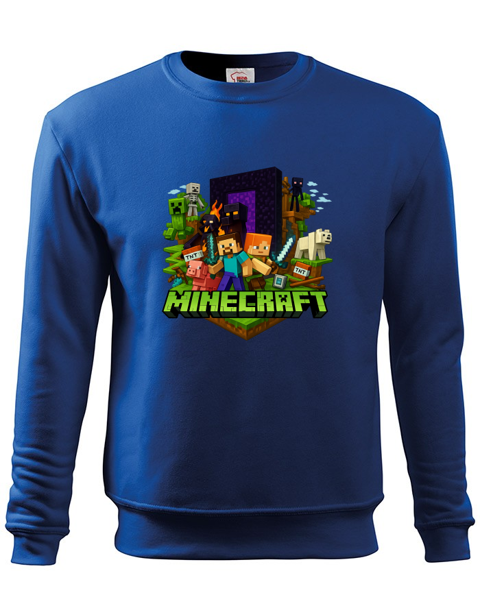 Dětská mikina bez kapuce Minecraft 3