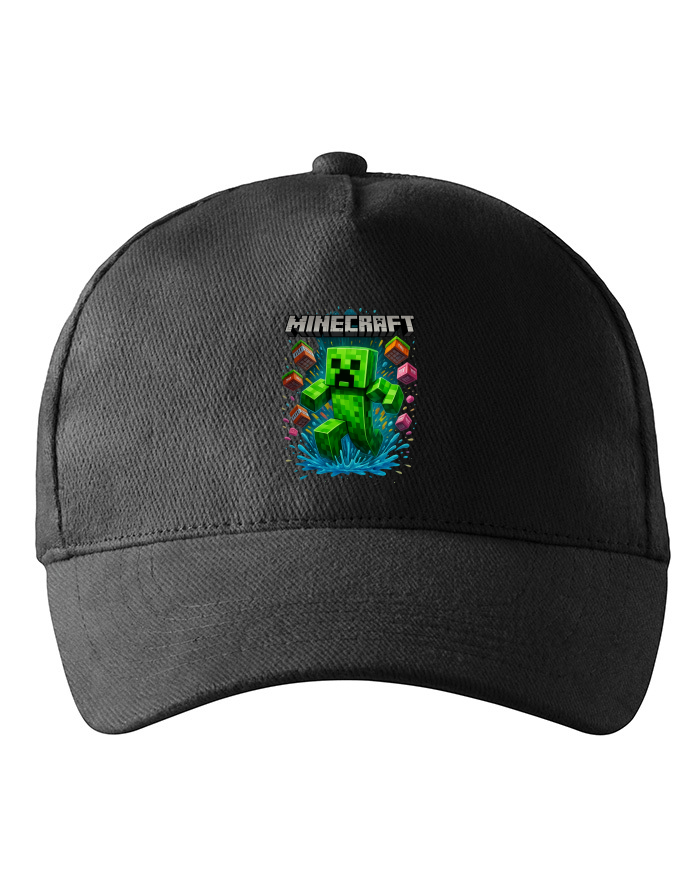 Dětská kšiltovka Creeper – Minecraft