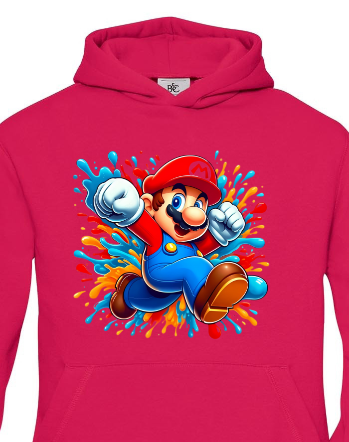 Dětská mikina s kapucí Super Mario 3