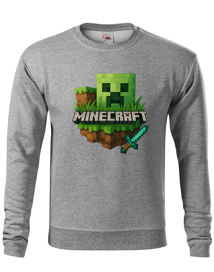 Dětská mikina bez kapuce Minecraft 5