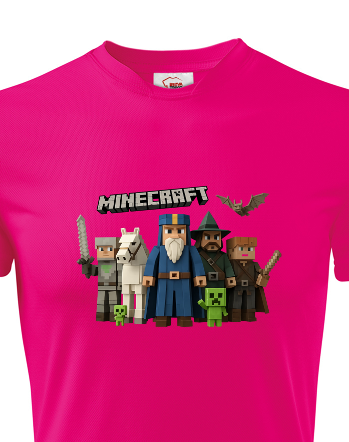 Dětské funkční tričko Minecraft 6
