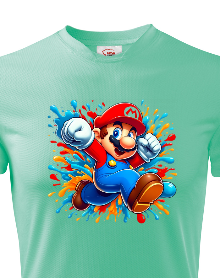 Dětské funkční tričko Super Mario 3