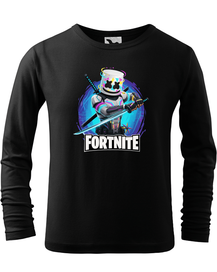 Dětské triko s dlouhým rukávem DJ Marshello Fortnite