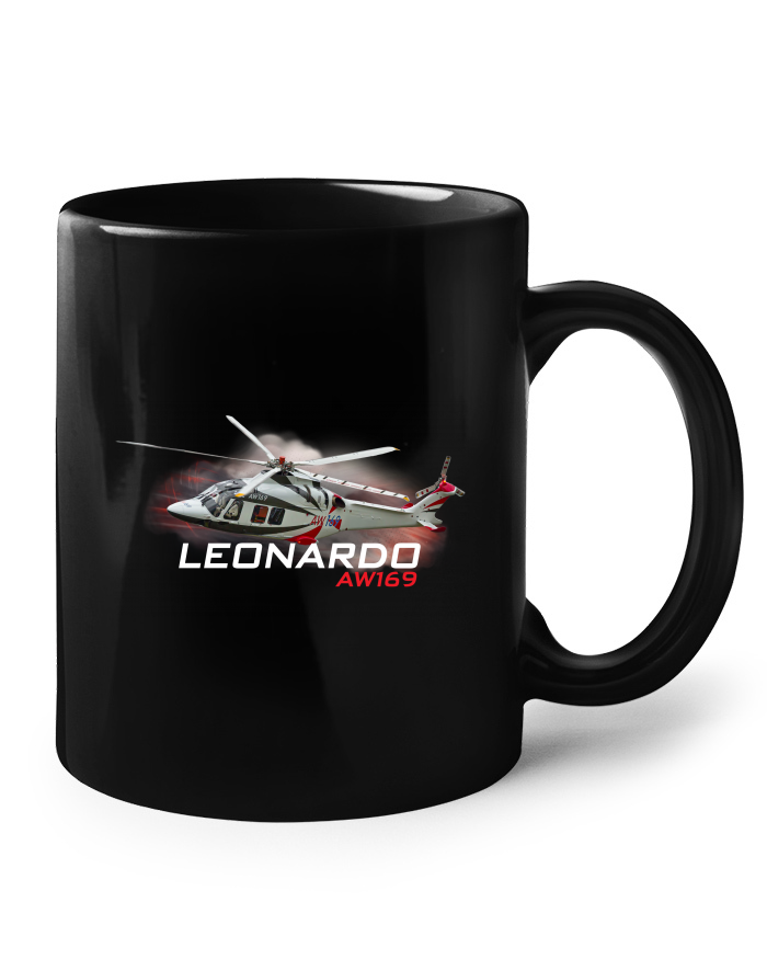 Černý hrnek Leonardo AW169