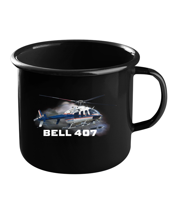 Plechový hrneček Bell 407