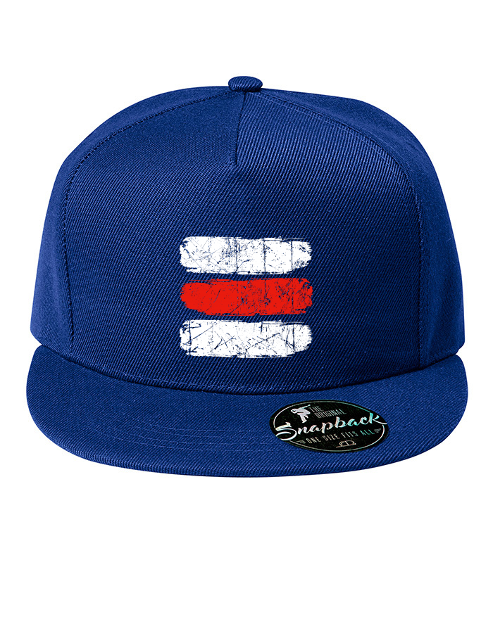 Kšiltovka snapback Turistická značka - červená