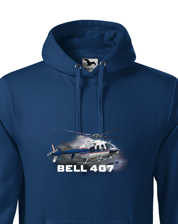Pánská mikina s kapucí Bell 407