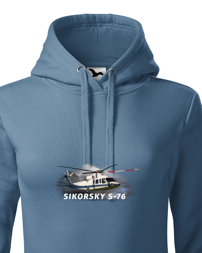 Dámská mikina s kapucí Sikorsky S-76