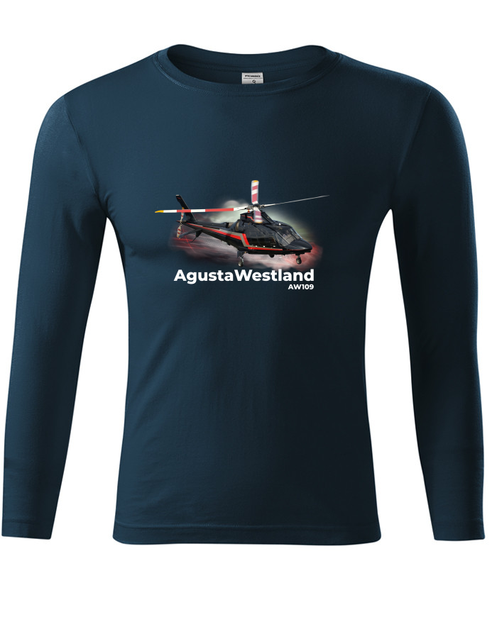 Tričko s dlouhým rukávem AgustaWestland AW109