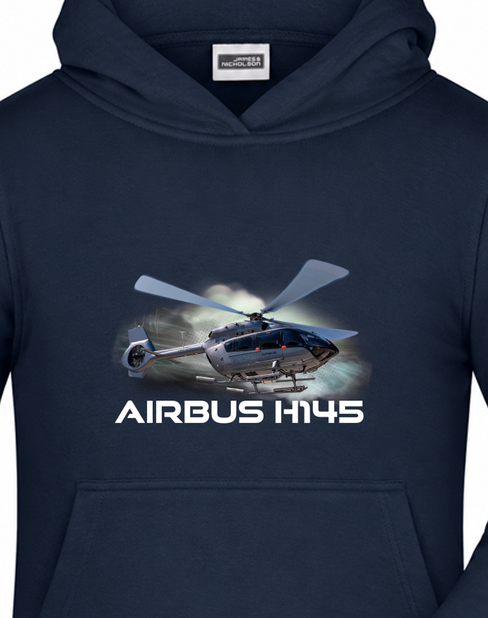 Dětská mikina s kapucí Airbus Helicopters H145