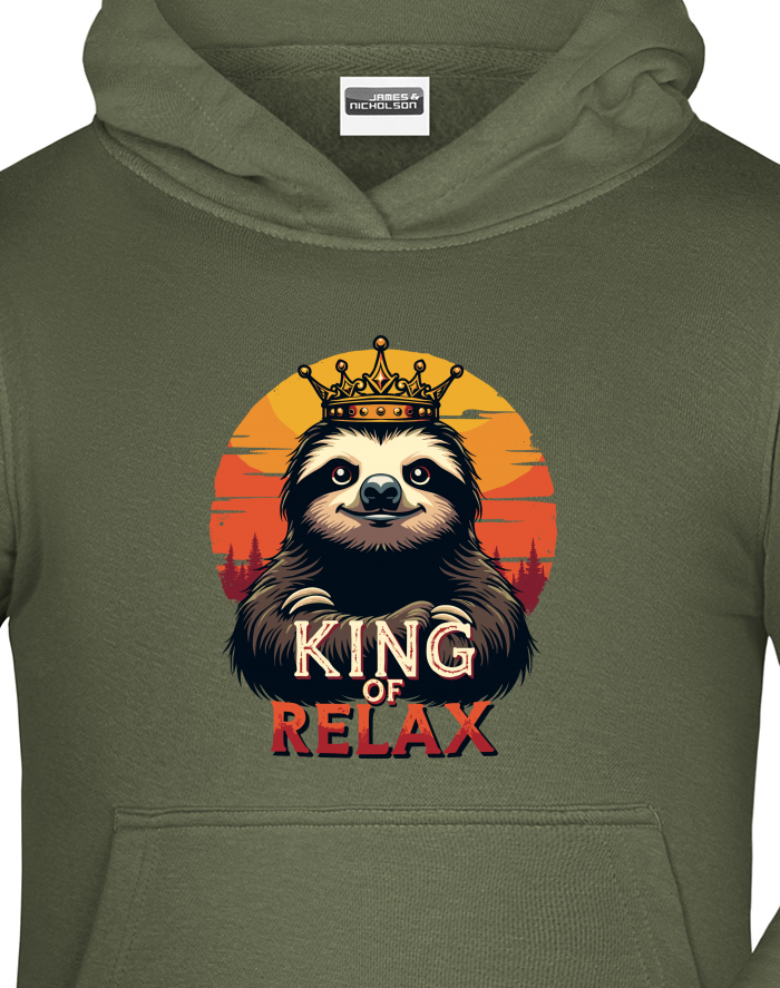 Dětská mikina s kapucí King of Relax