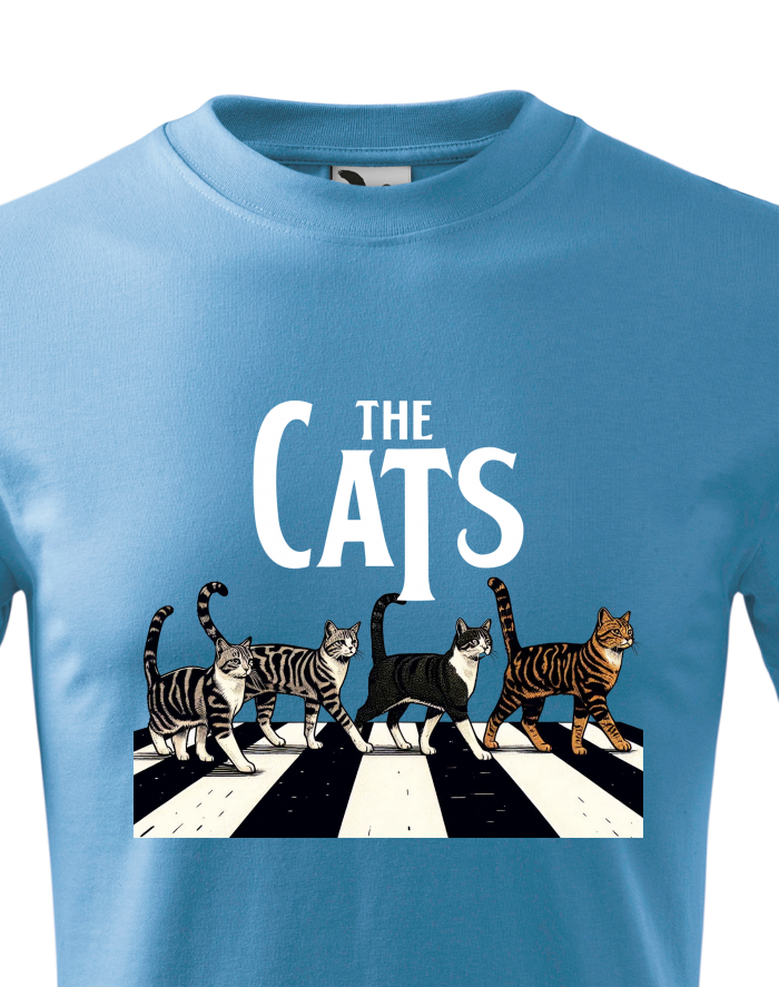 Dětské tričko The Cats – kočky na přechodu