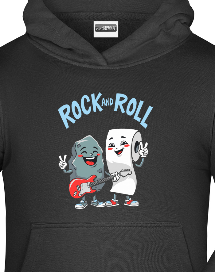 Dětská mikina s kapucí Rock and Roll