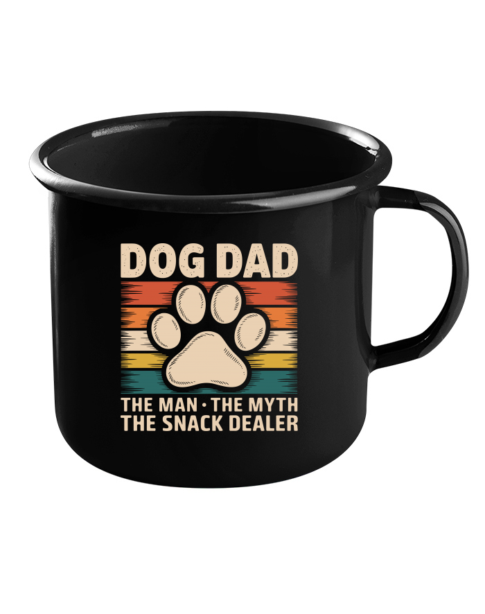 Plechový hrneček Dog Dad