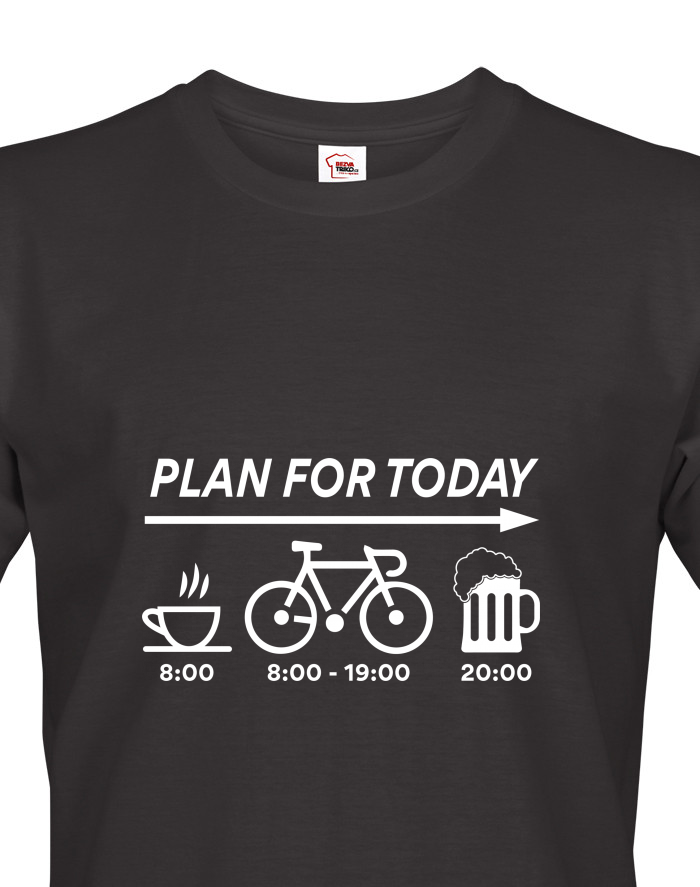 Pánské tričko Plans for Today