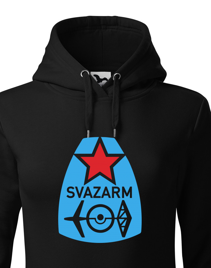 Dámská mikina s kapucí Svazarm