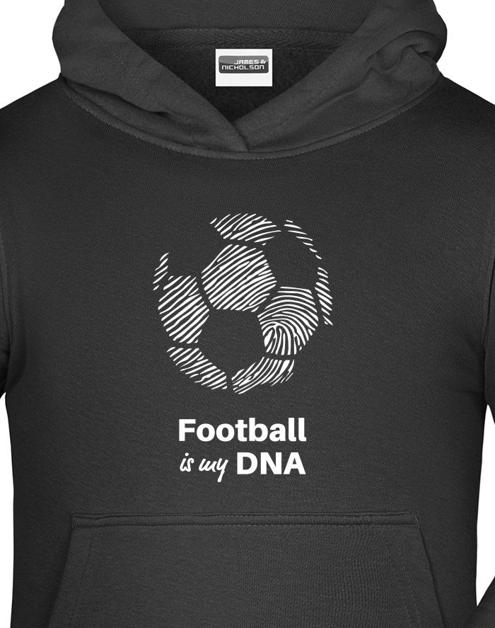 Dětská mikina s kapucí Football is my DNA