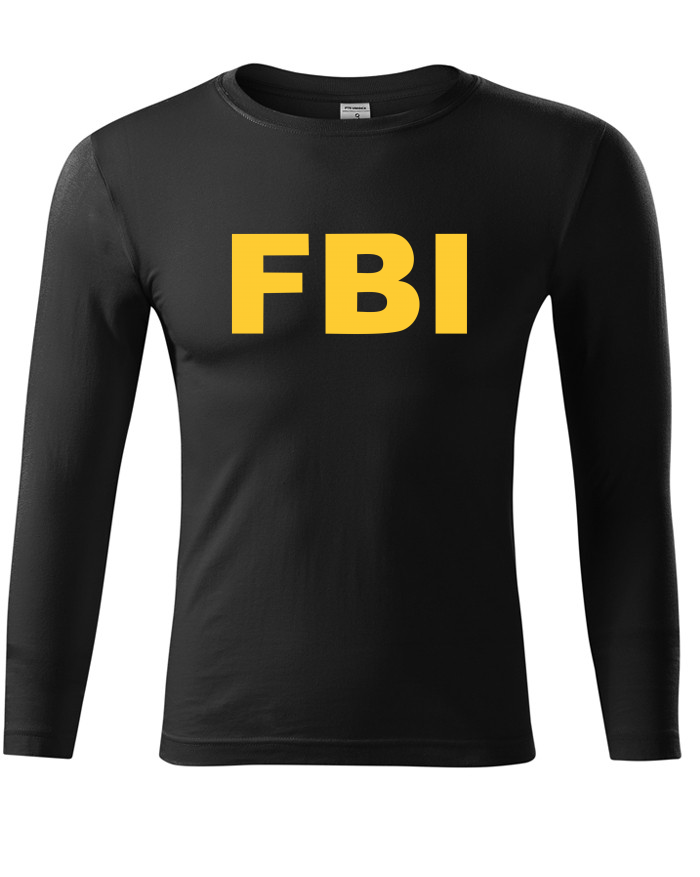 FBI tričko s dlouhým rukávem