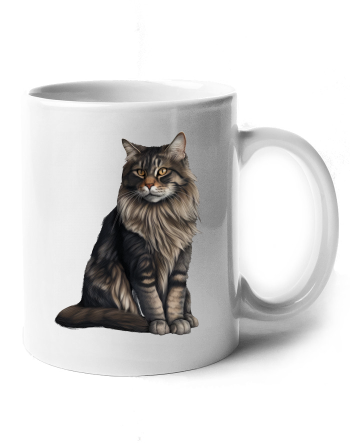 Keramický hrnek s kočkou Maine Coon