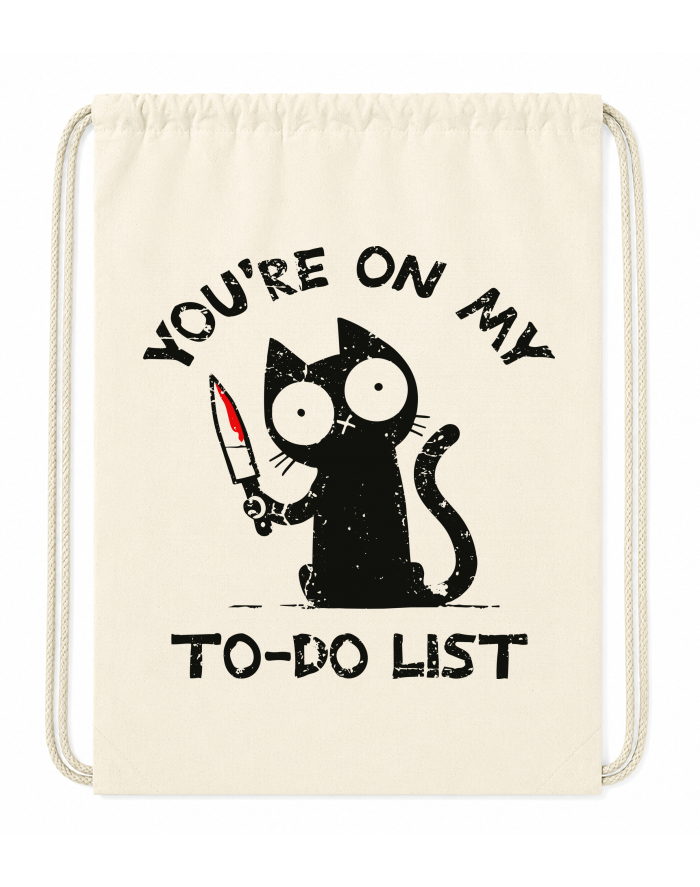 Bavlněný vak na záda To-do list