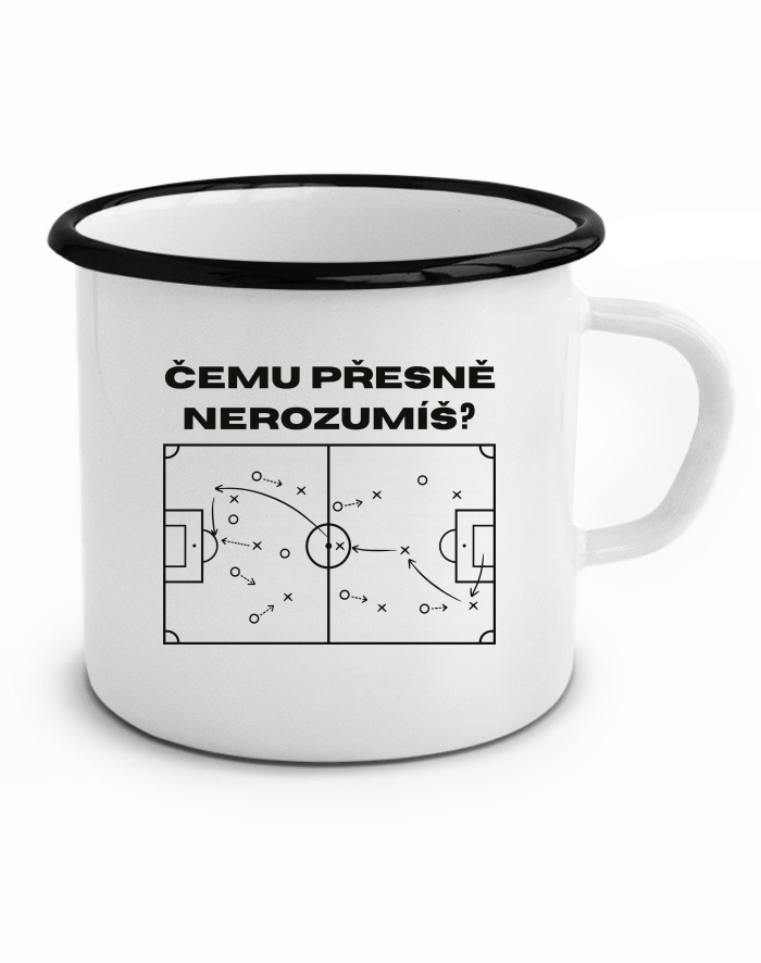 Plechový hrneček Čemu přesně nerozumíš?