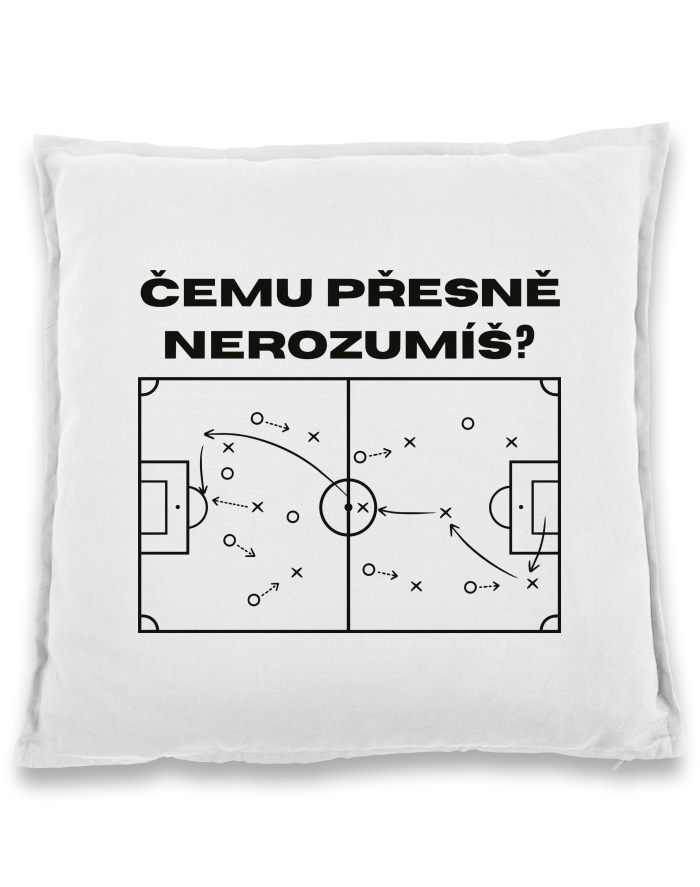 Bavlněný polštář Čemu přesně nerozumíš?