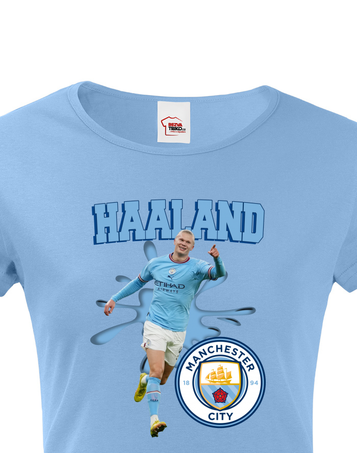 Dámské tričko Haaland - Manchester City
