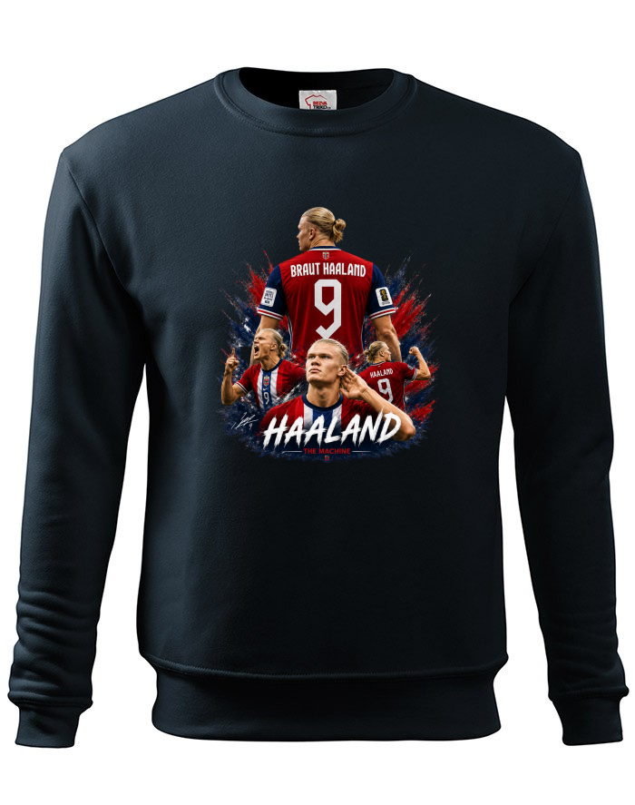 Dětská mikina bez kapuce Erling Haaland - reprezentace