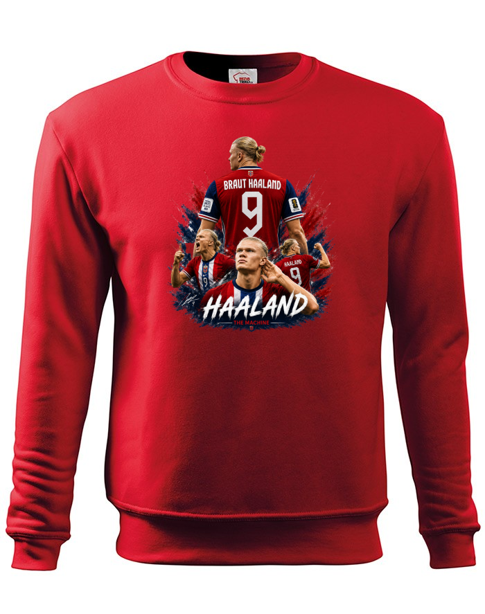 Pánská mikina bez kapuce Erling Haaland - reprezentace