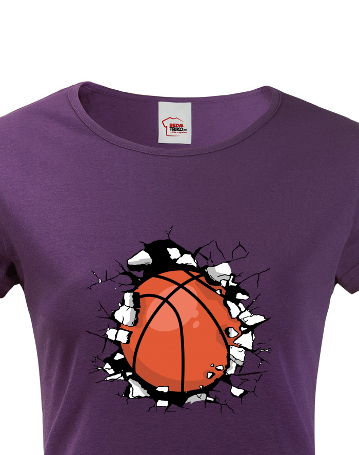 Dámské tričko Basketbalový míč