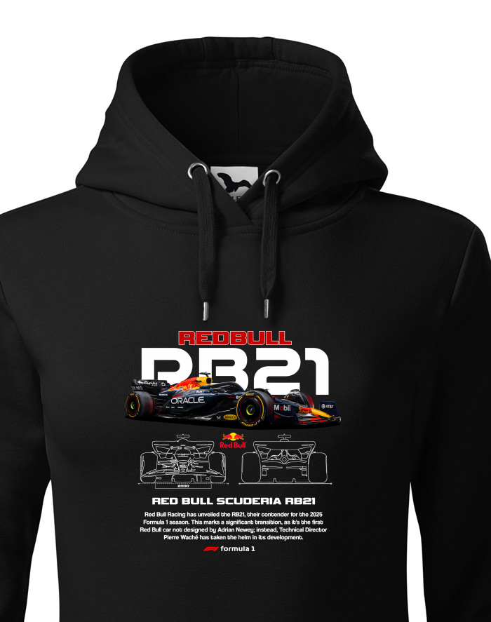 Dámská mikina s kapucí Red Bull RB21