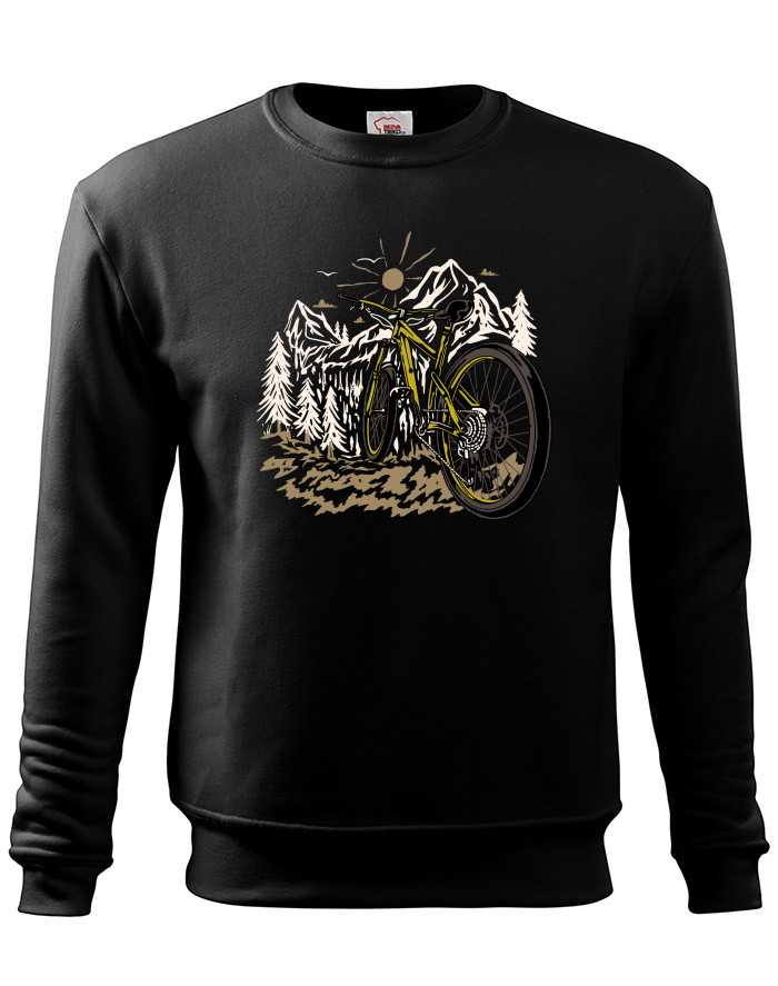 Pánská mikina bez kapuce Mountain bike