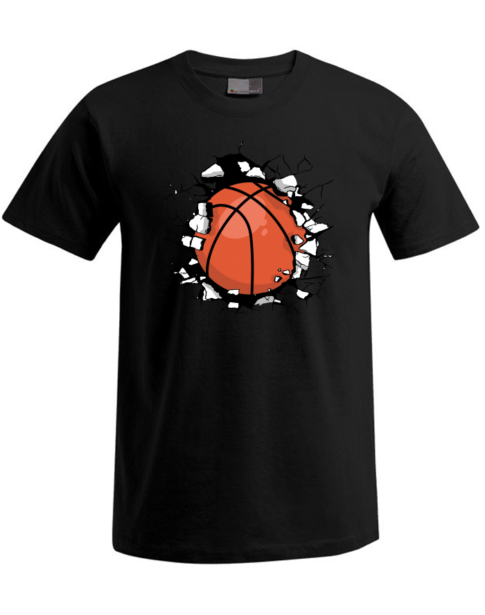 Pánské tričko Plus Size Basketbalový míč