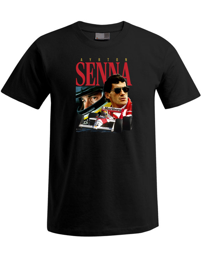Pánské tričko Plus Size Ayrton Senna