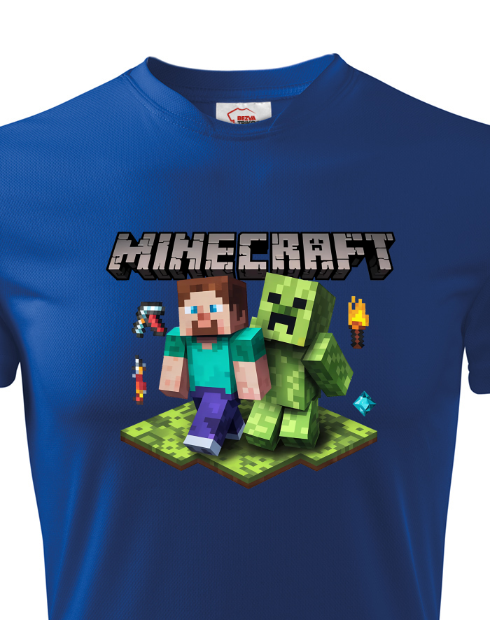 Dětské funkční tričko Minecraft 2