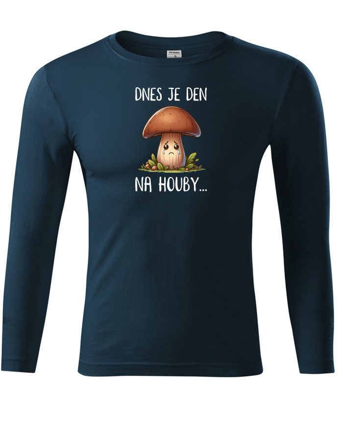 Tričko s dlouhým rukávem Den na houby