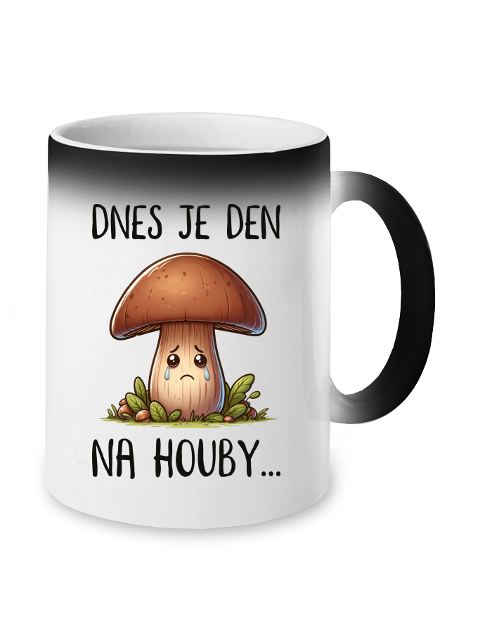 Magický měnící se hrnek – Den na houby