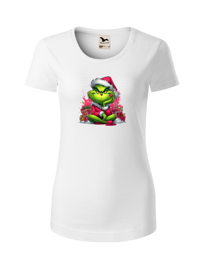 Dámské tričko Grinch s dárky