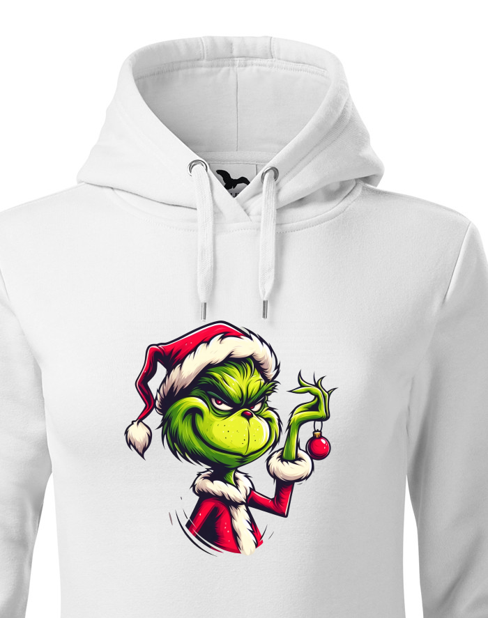 Dámská mikina s kapucí Grinch