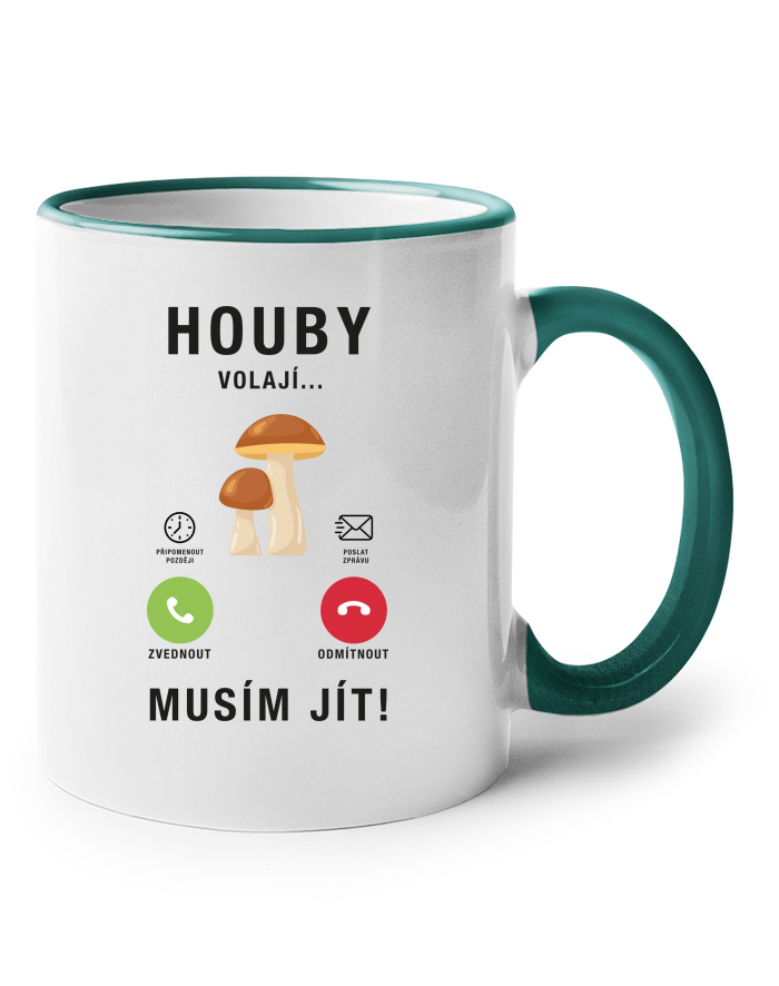 Keramický hrnek Houby volají