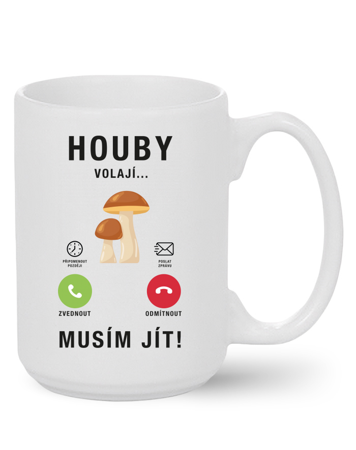 Keramický hrnek Houby volají