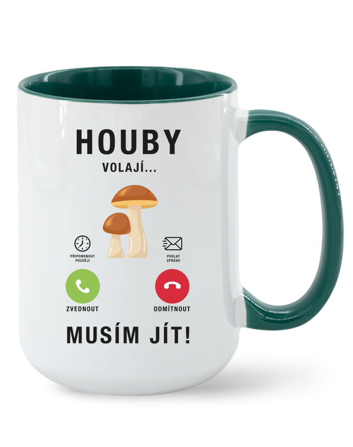 Keramický hrnek Houby volají