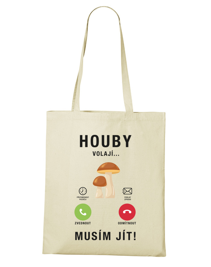 Nákupní taška Houby volají