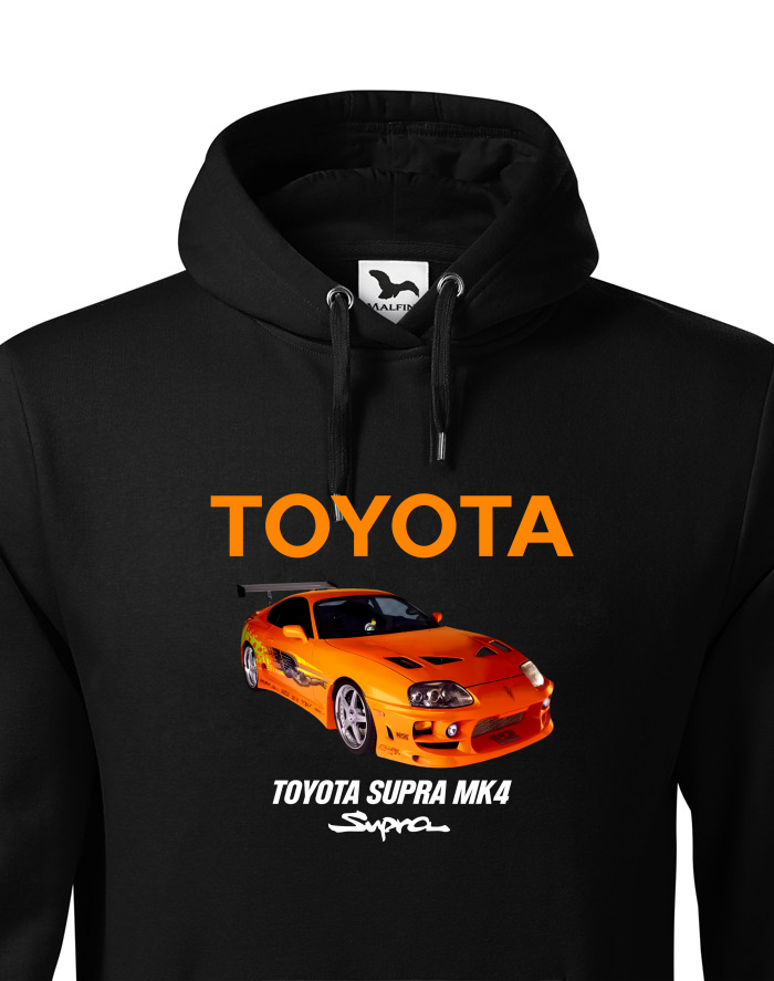 Toyota Supra MK4 – pánská mikina s kapucí