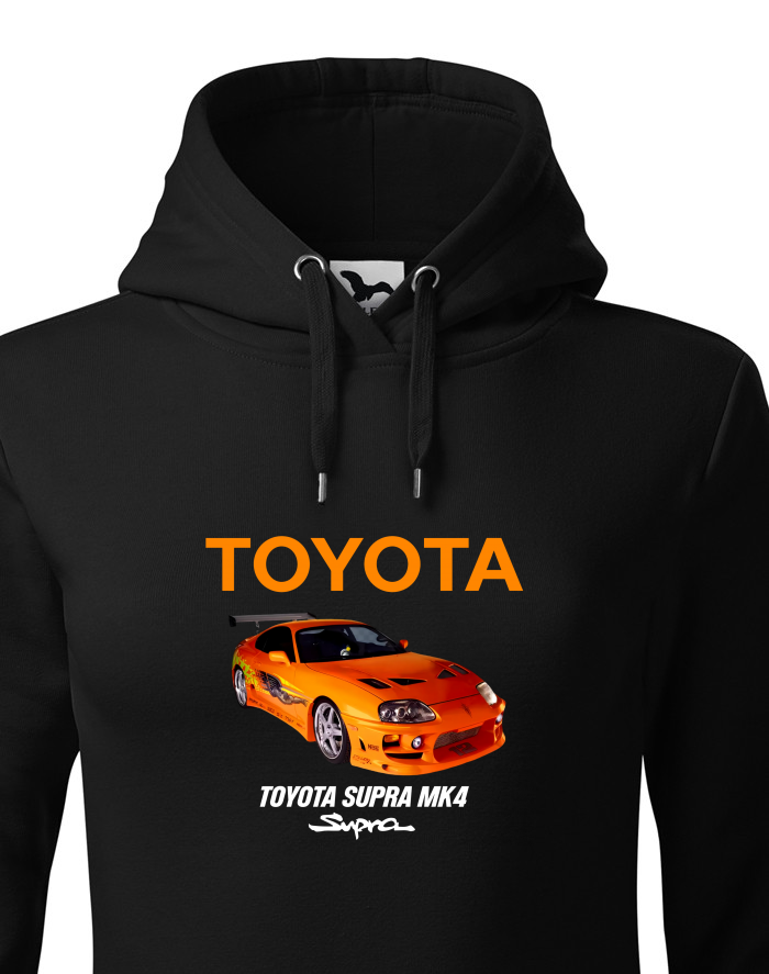 Dámská mikina s kapucí Toyota Supra MK4