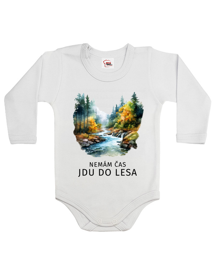 Dětské body Nemám čas jdu do lesa