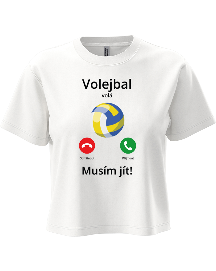 Volejbal volá Musím jít! Crop top