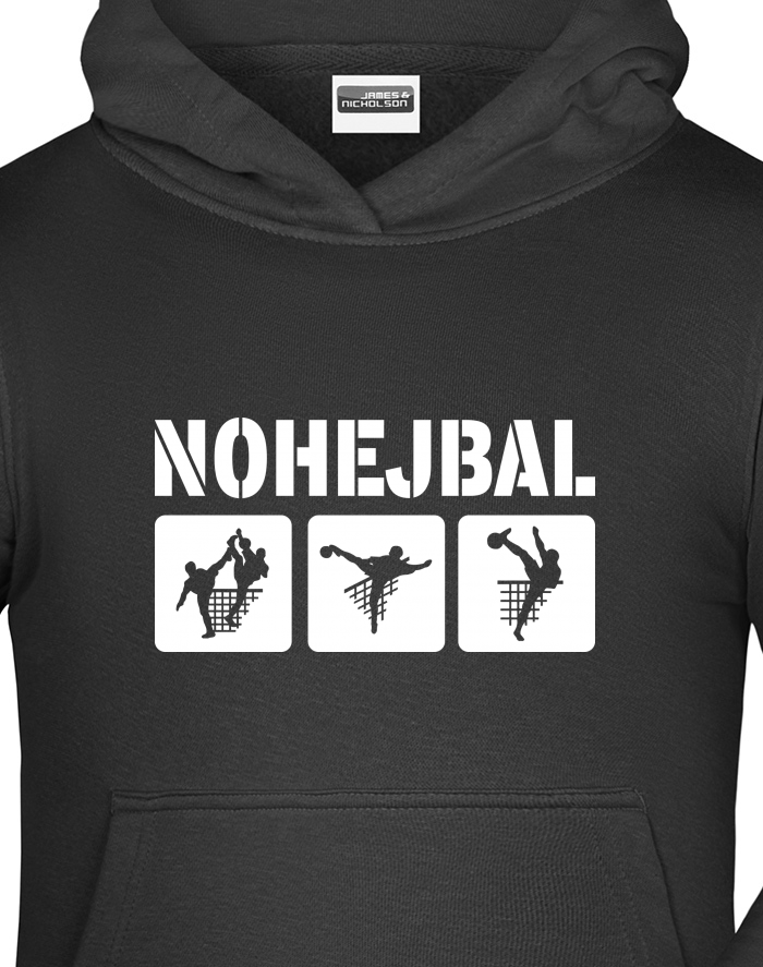 Dětská mikina s kapucí Nohejbal