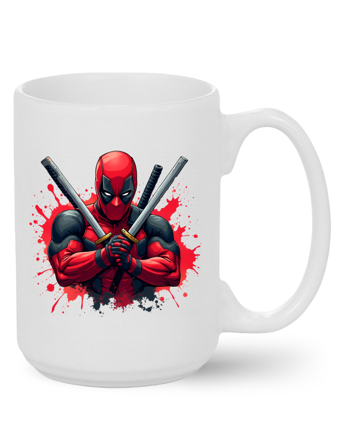 Deadpool hrnek s meči – keramický hrnek MAX