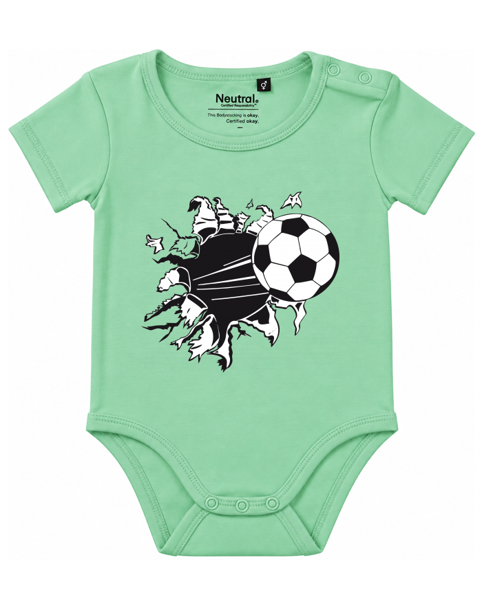 Dětské body s krátkým rukávem - Fotbal